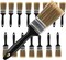 Paint Brush 16 Packs 2 Inch, Home Wall Trim House Chip Paintbrush Set, Professional Multi-Purpose Home Repair Tools for DIY Paint Stains Varnishes Glues Acrylics Cabinet Deck Fence Edge Door